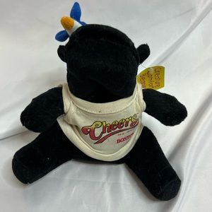 Creature Comfort Beanies Cheers Boston Bull and Bird Beanie Vintage